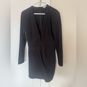 Tobi Black Long Sleeve Dress